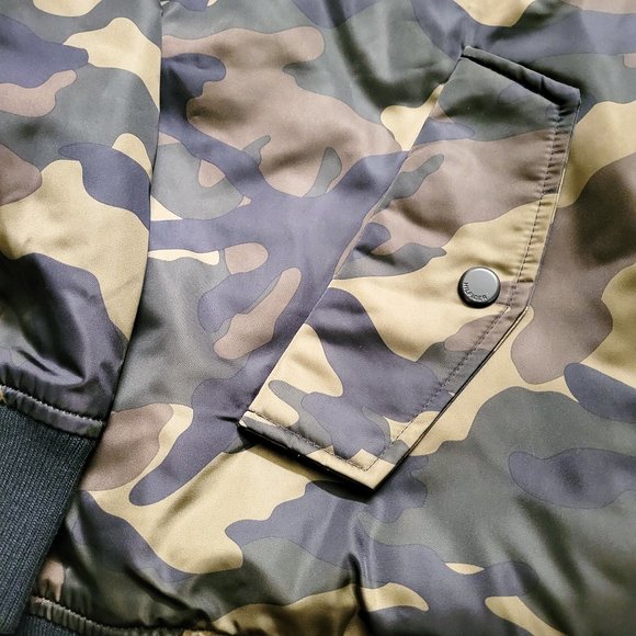 Tommy Hilfiger Camo Military Bomber Jacket 2XL - Picture 12 of 12